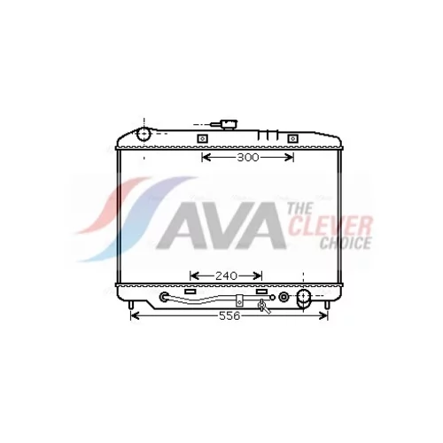 Chladič motora AVA QUALITY COOLING OL2180