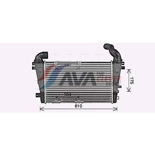 Chladič plniaceho vzduchu AVA QUALITY COOLING OL4707