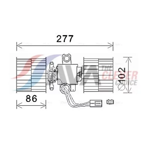 Vnútorný ventilátor AVA QUALITY COOLING SA8022