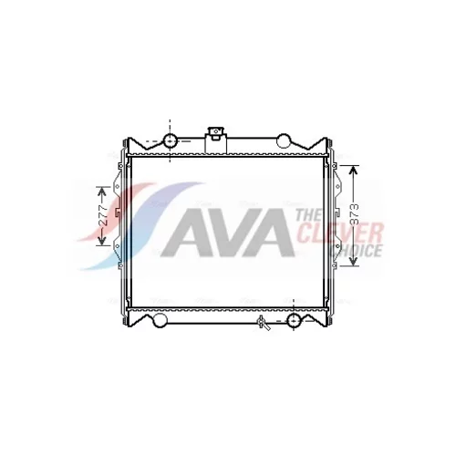 Chladič motora AVA QUALITY COOLING TO2248
