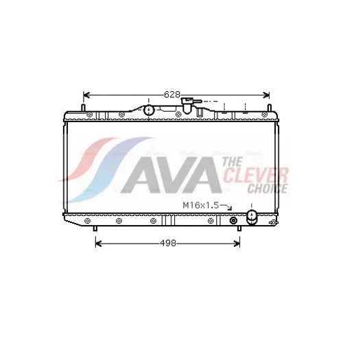 Chladič motora AVA QUALITY COOLING TO2291