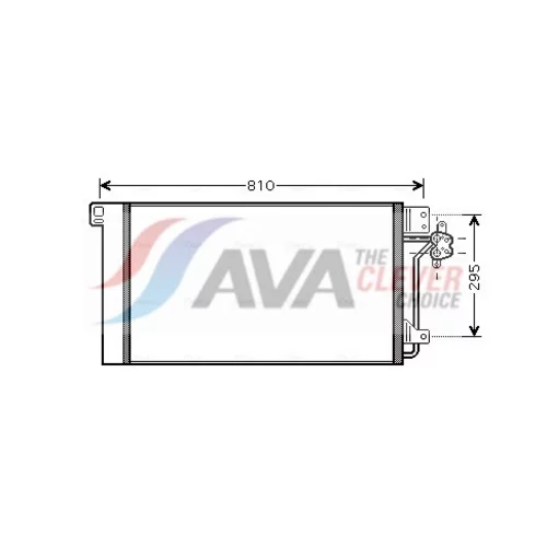Kondenzátor klimatizácie AVA QUALITY COOLING VNA5236D