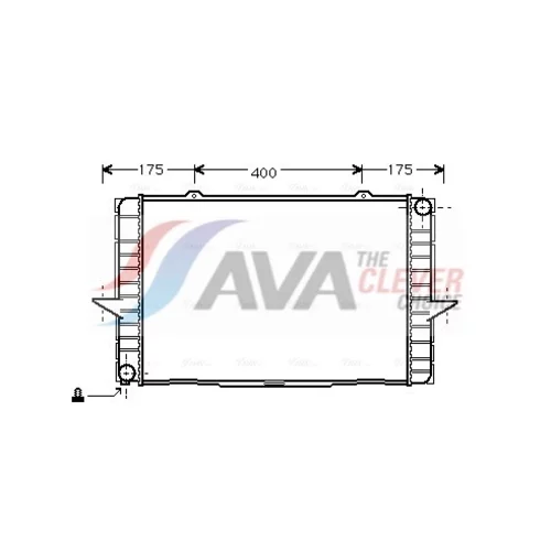 Chladič motora AVA QUALITY COOLING VO2063