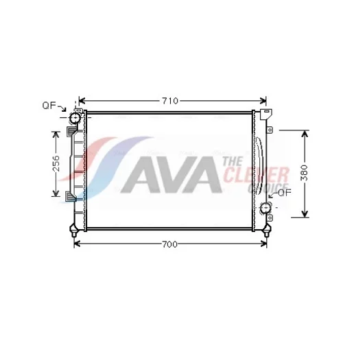 Chladič motora AVA QUALITY COOLING AI2139