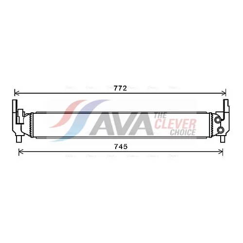 Chladič motora AVA QUALITY COOLING AIA2346