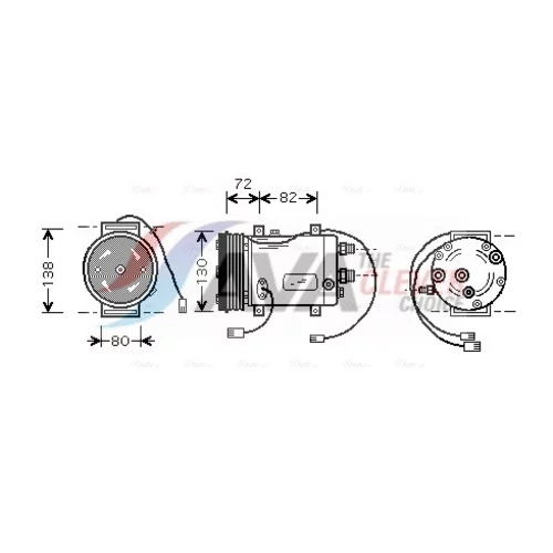 Kompresor klimatizácie AVA QUALITY COOLING AIAK179