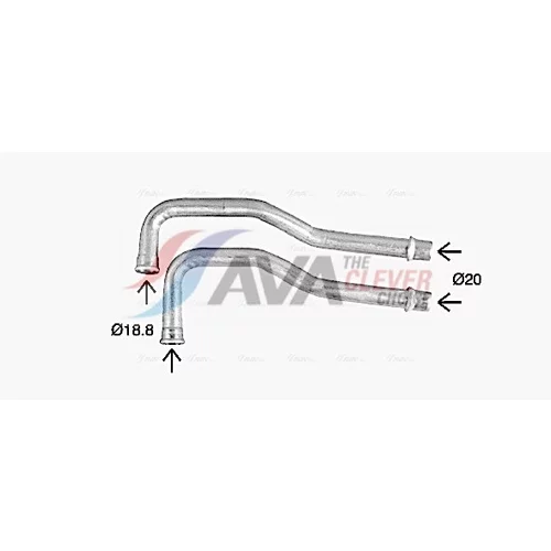 Výmenník tepla vnútorného kúrenia AVA QUALITY COOLING CN6330