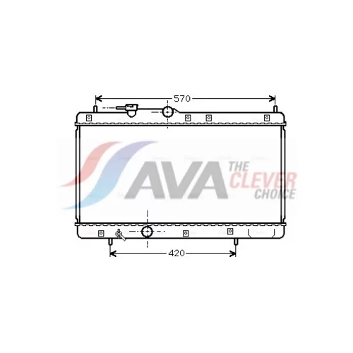 Chladič motora AVA QUALITY COOLING DU2033