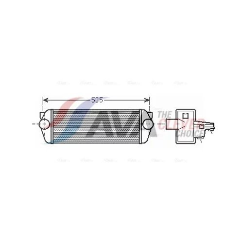 Chladič plniaceho vzduchu AVA QUALITY COOLING FDA4443