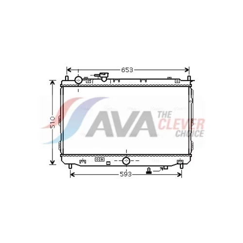 Chladič motora AVA QUALITY COOLING KA2070