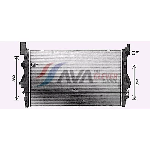 Chladič motora MS2732 (AVA QUALITY COOLING) - obr. 1