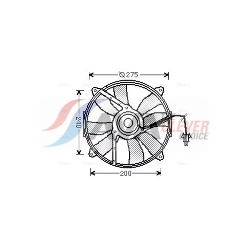 Ventilátor chladenia motora AVA QUALITY COOLING MS7521
