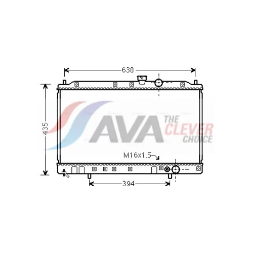 Chladič motora AVA QUALITY COOLING MT2064