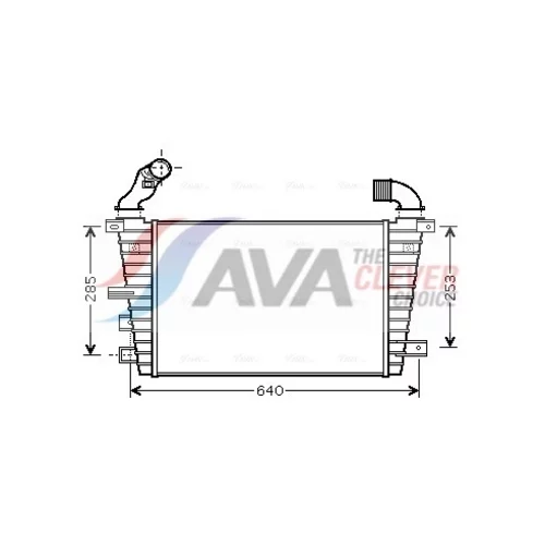 Chladič plniaceho vzduchu AVA QUALITY COOLING OL4416