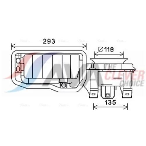 Vnútorný ventilátor AVA QUALITY COOLING RT8596