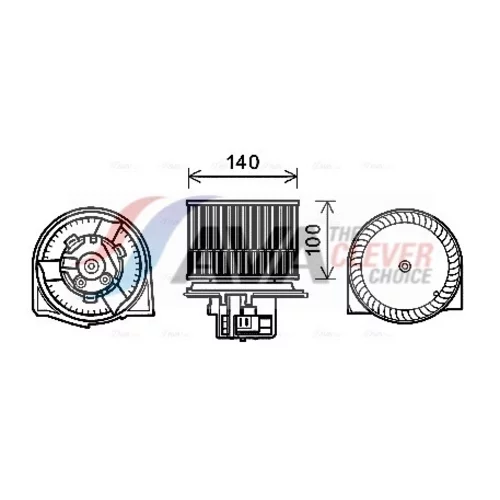 Vnútorný ventilátor AVA QUALITY COOLING SB8078