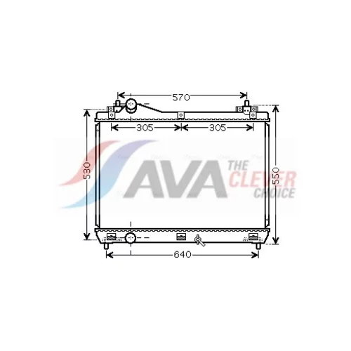 Chladič motora AVA QUALITY COOLING SZ2104