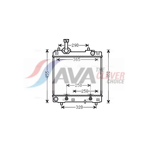 Chladič motora AVA QUALITY COOLING SZ2114