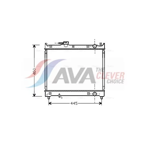 Chladič motora AVA QUALITY COOLING SZA2015