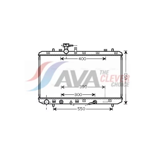 Chladič motora AVA QUALITY COOLING SZA2085