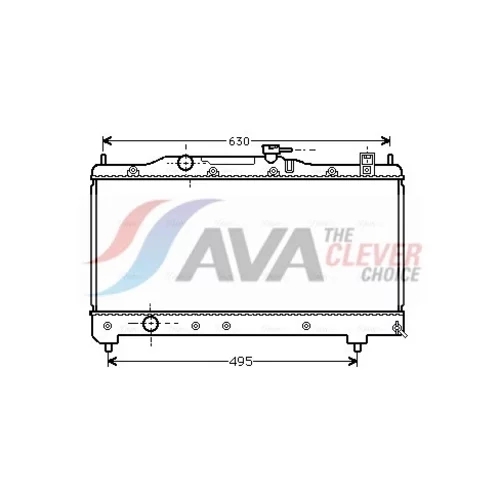 Chladič motora AVA QUALITY COOLING TO2237