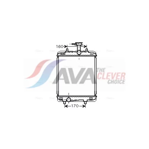 Chladič motora AVA QUALITY COOLING TOA2363