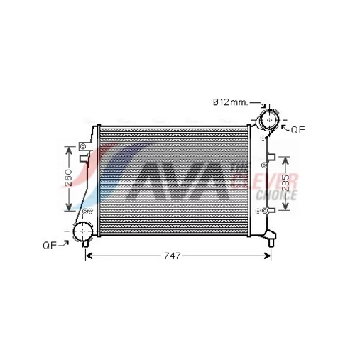 Chladič plniaceho vzduchu AVA QUALITY COOLING VNA4268