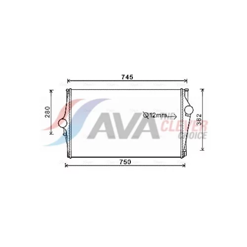Chladič plniaceho vzduchu AVA QUALITY COOLING VOA4151
