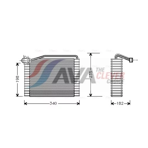 Výparník klimatizácie AVA QUALITY COOLING AIV142