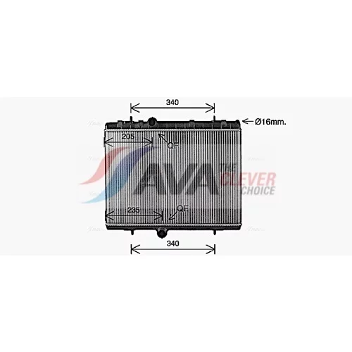 Chladič motora AVA QUALITY COOLING CN2334