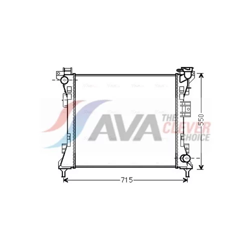 Chladič motora AVA QUALITY COOLING CR2104
