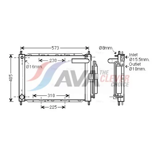 Chladiaca jednotka AVA QUALITY COOLING DNM370