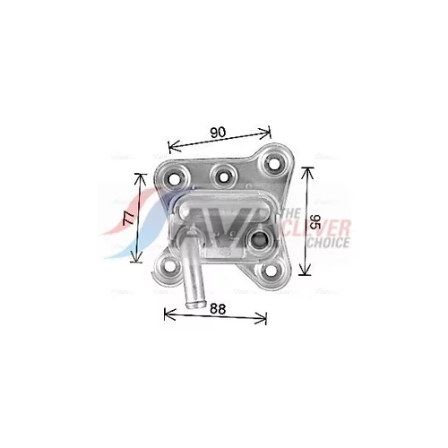 Chladič motorového oleja FD3680 (AVA QUALITY COOLING) - obr. 2