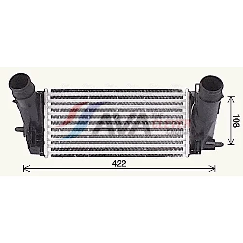 Chladič plniaceho vzduchu FD4658 (AVA QUALITY COOLING) - obr. 1