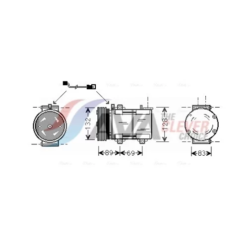Kompresor klimatizácie AVA QUALITY COOLING FDAK290