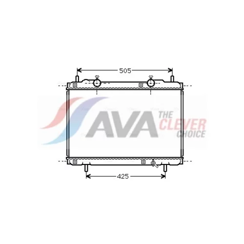 Chladič motora AVA QUALITY COOLING FT2167
