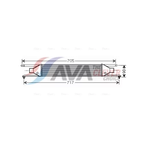 Chladič plniaceho vzduchu AVA QUALITY COOLING FT4354