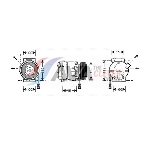 Kompresor klimatizácie AVA QUALITY COOLING FTAK050
