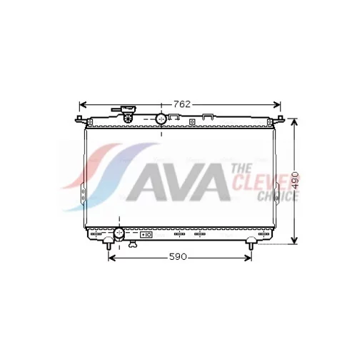 Chladič motora AVA QUALITY COOLING HY2106