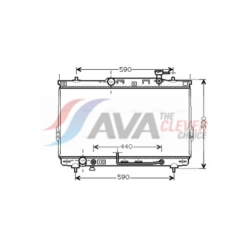 Chladič motora AVA QUALITY COOLING HYA2110