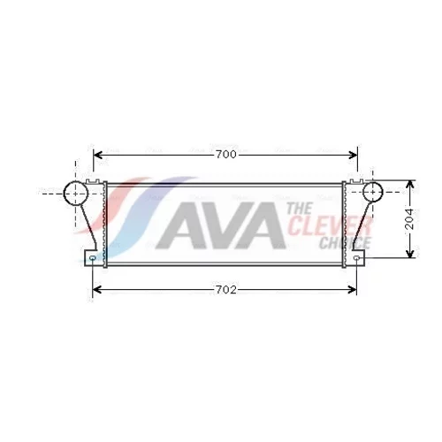 Chladič plniaceho vzduchu IV4021 (AVA QUALITY COOLING)