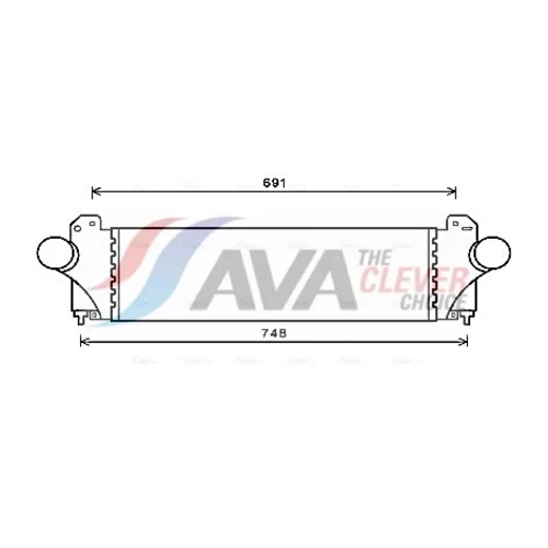 Chladič plniaceho vzduchu AVA QUALITY COOLING IV4129