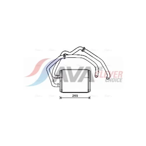 Výmenník tepla vnútorného kúrenia AVA QUALITY COOLING IV6104