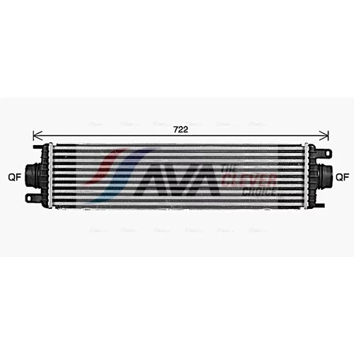 Chladič plniaceho vzduchu AVA QUALITY COOLING JR4060