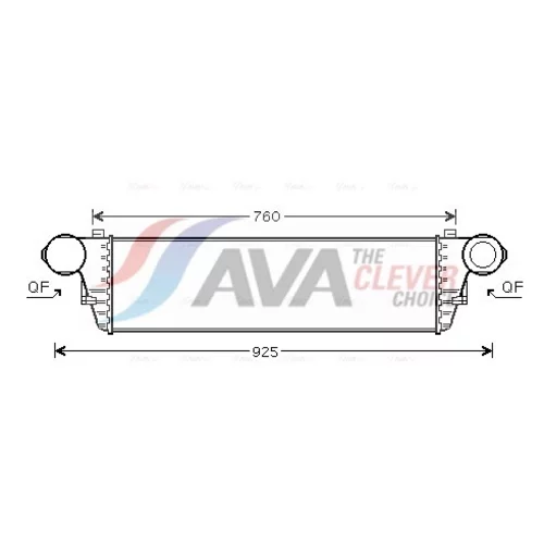 Chladič plniaceho vzduchu AVA QUALITY COOLING MS4379