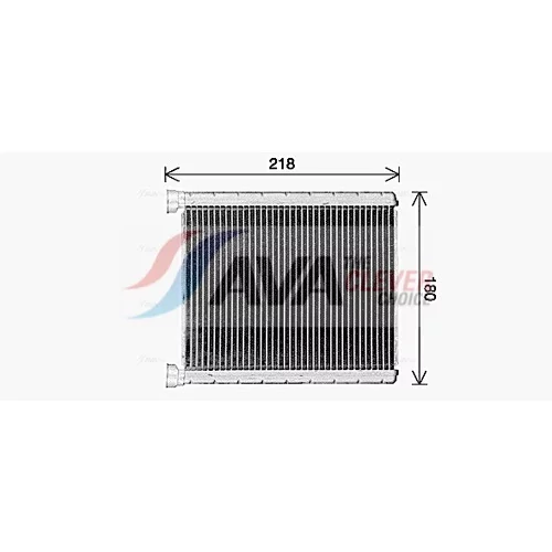Výmenník tepla vnútorného kúrenia MS6763 (AVA QUALITY COOLING) - obr. 1