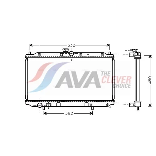 Chladič motora MT2111 (AVA QUALITY COOLING)