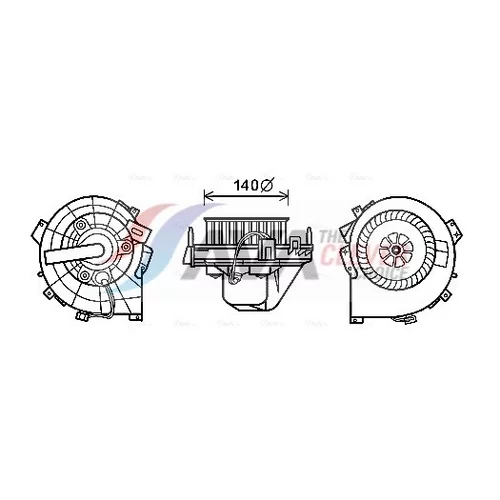 Vnútorný ventilátor AVA QUALITY COOLING OL8614
