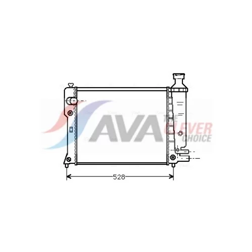 Chladič motora AVA QUALITY COOLING PEA2092