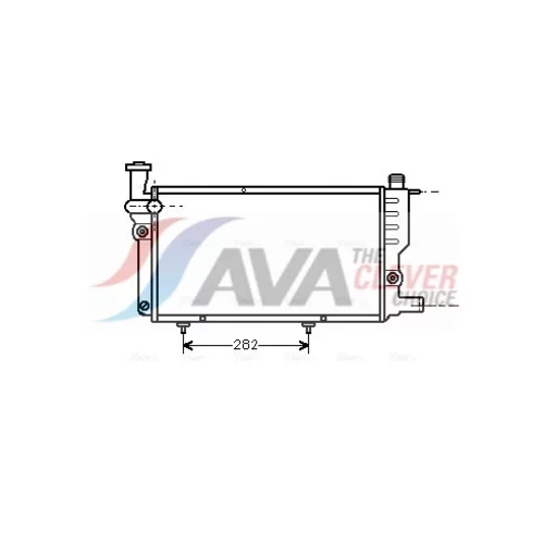 Chladič motora AVA QUALITY COOLING PEA2095